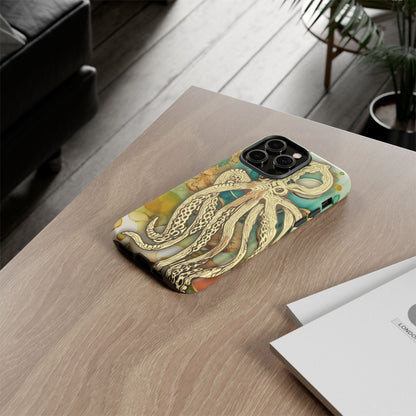 Octopus Art Phone Case – Nautical Oceanic Protective iPhone Cover