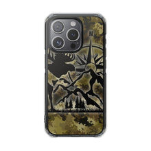 Camo Outdoors Phone Case — Compass & Wildlife Clear Magnetic Impact Case