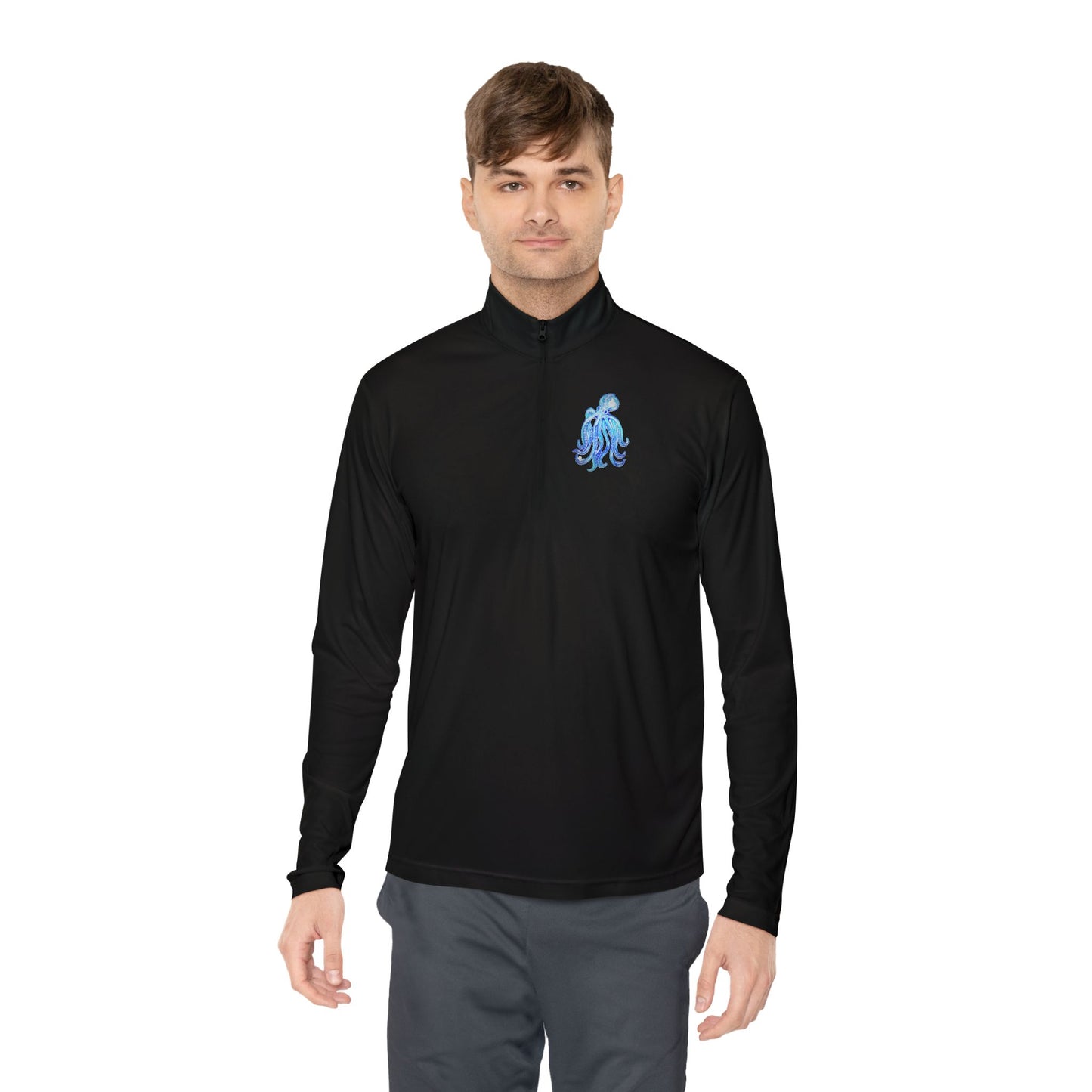 untammed Life Octopus Quarter-Zip Pullover