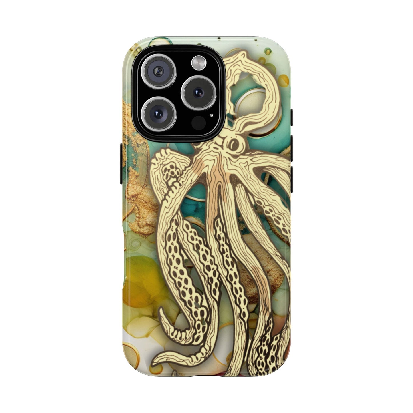 Octopus Art Phone Case – Nautical Oceanic Protective iPhone Cover