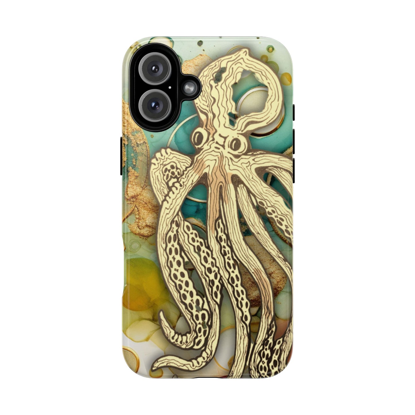 Octopus Art Phone Case – Nautical Oceanic Protective iPhone Cover