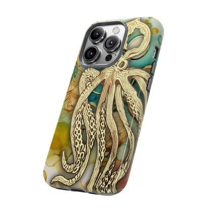 Octopus Art Phone Case – Nautical Oceanic Protective iPhone Cover