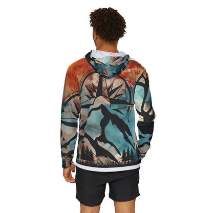 Adventure Caribou Compass Hoodie — Mountain Outdoors Graphic Pullover