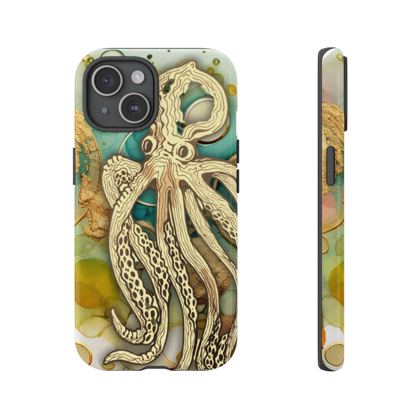 Octopus Art Phone Case – Nautical Oceanic Protective iPhone Cover