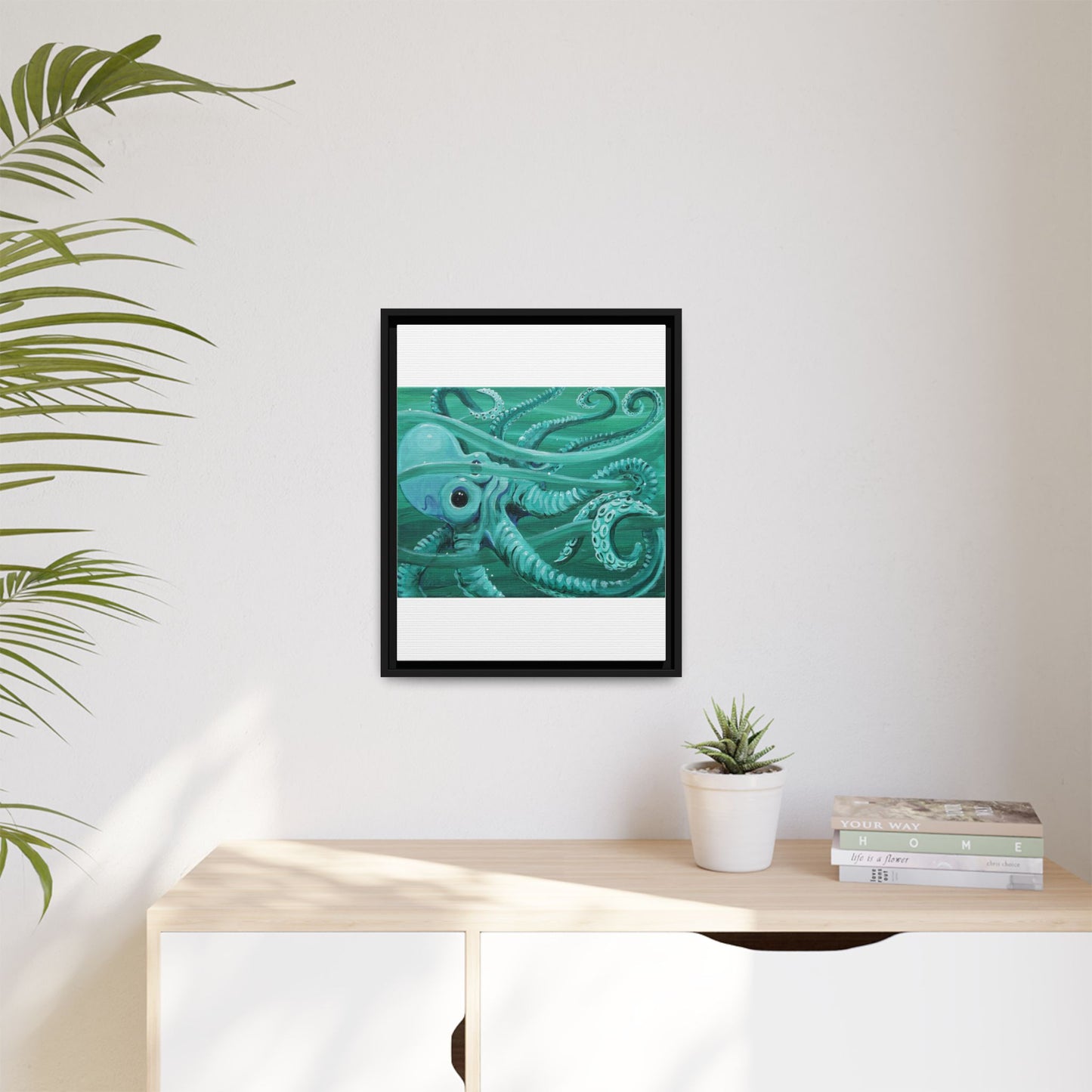 Matte Canvas, Framed (Multi-color)
