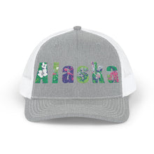 Alaska Floral Snapback Trucker Cap