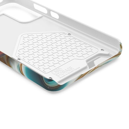 Card-Holder Phone Case — Protective Phone Case with Card Slot, Whimsical Art