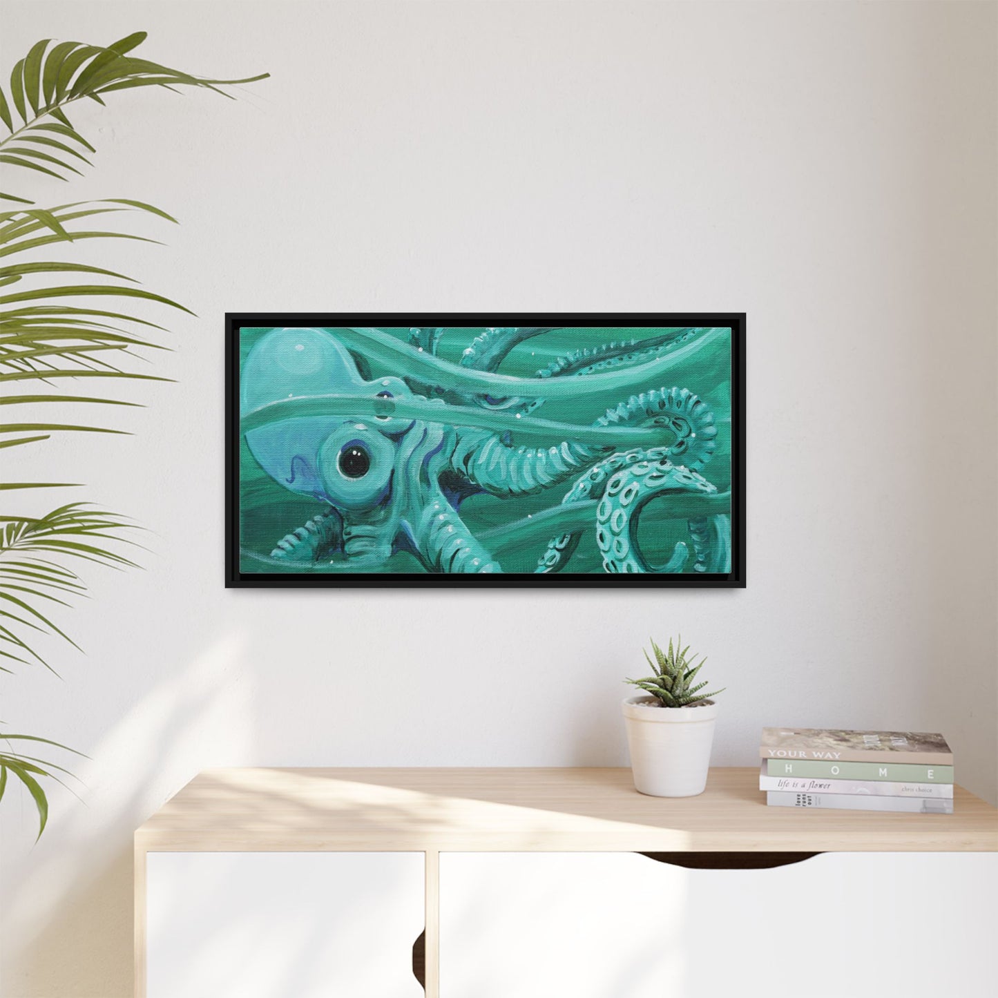 Matte Canvas, Framed (Multi-color)