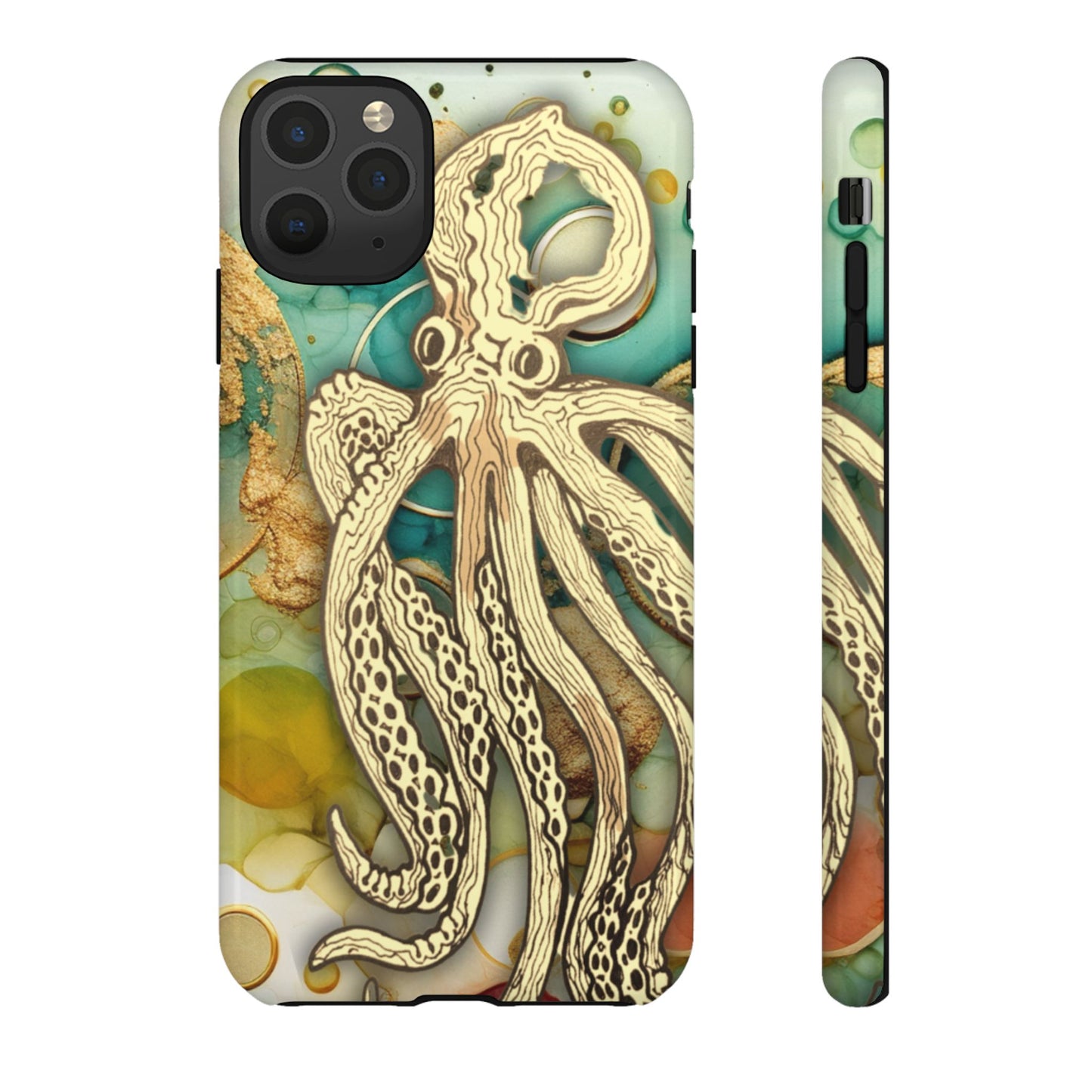 Octopus Art Phone Case – Nautical Oceanic Protective iPhone Cover