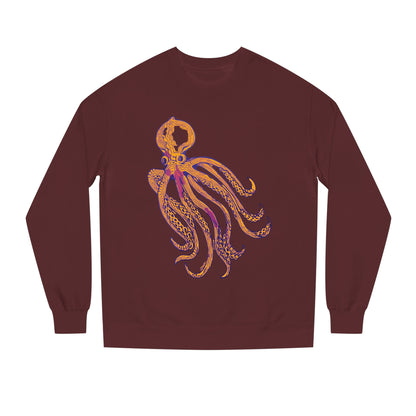 Octopus Graphic Sweatshirt — Vintage Marine Illustration Crewneck