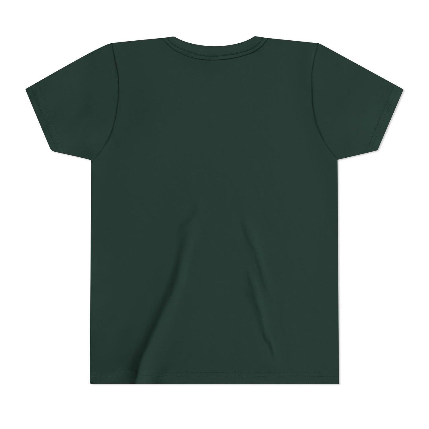 Youth Tee — Cute Christmas Puffin Trio on Plaid |