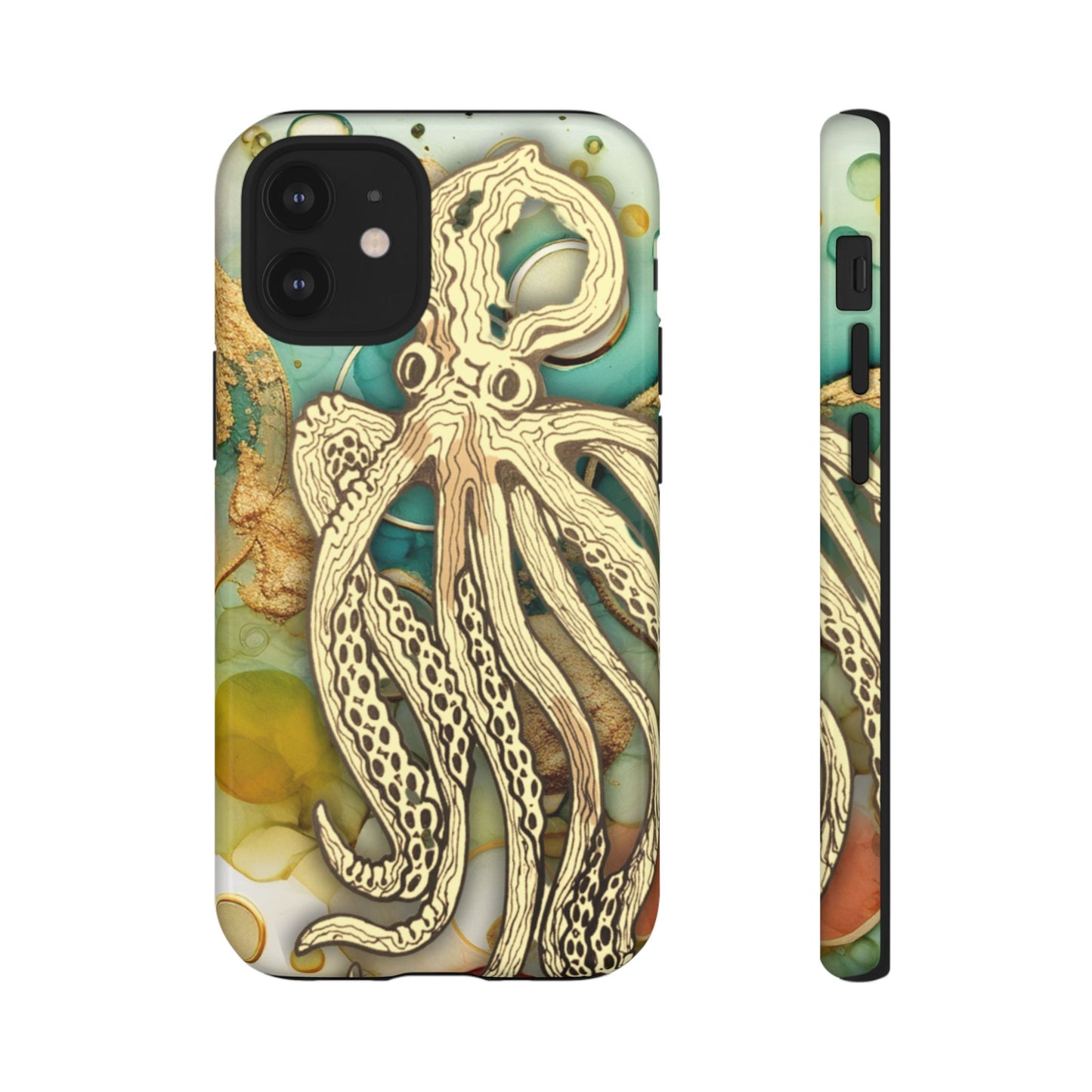 Octopus Art Phone Case – Nautical Oceanic Protective iPhone Cover