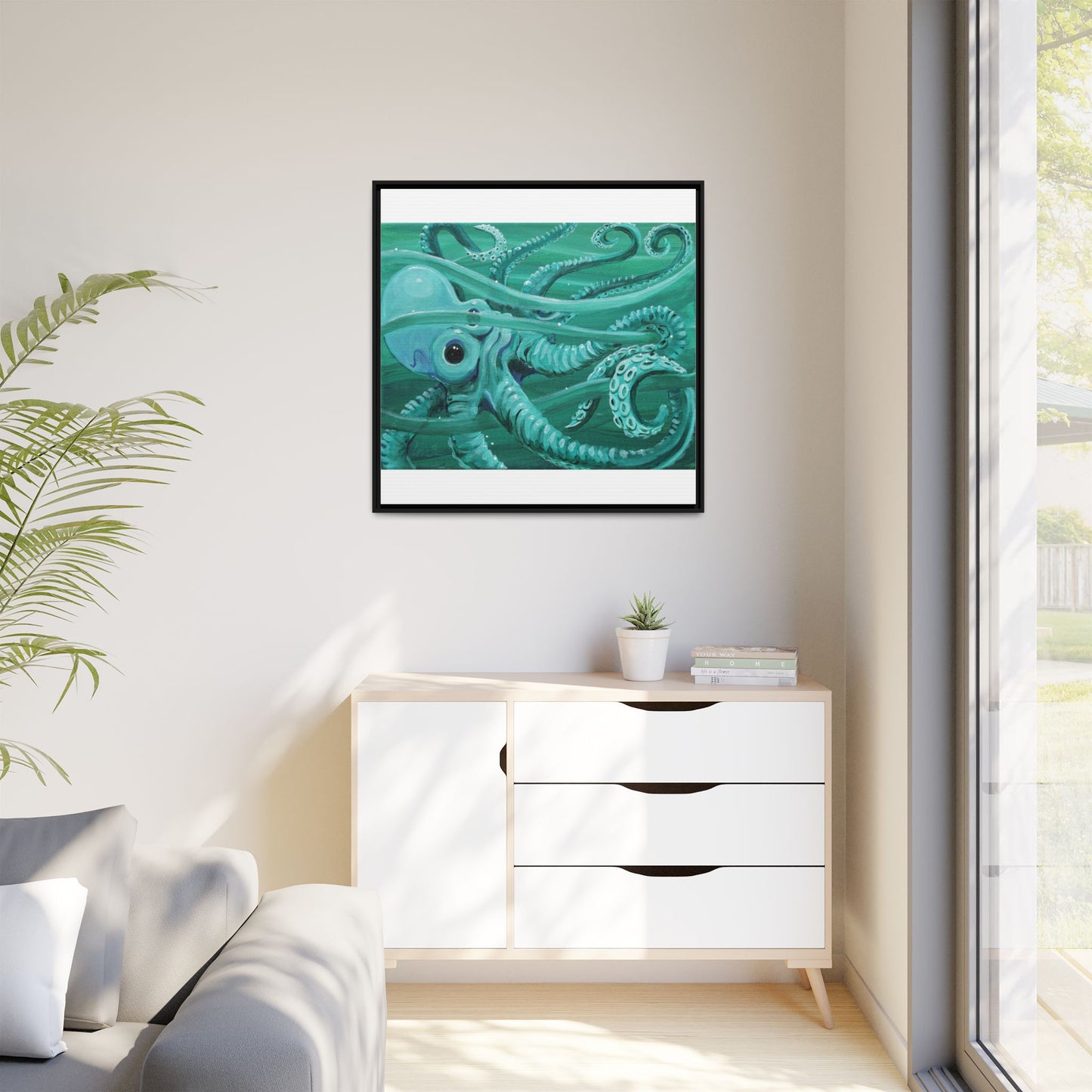 Matte Canvas, Framed (Multi-color)