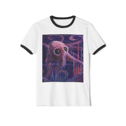Surreal Oceanic Skull Ringer Tee
