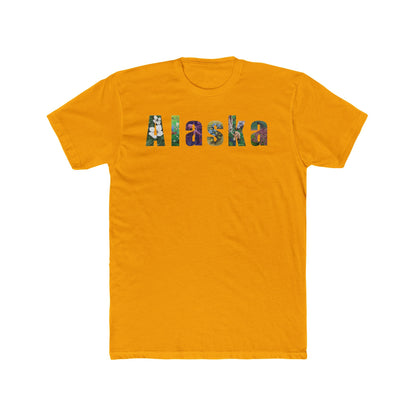 Alaska Gold Tee — Green & Gold Artistic Graphic T-Shirt