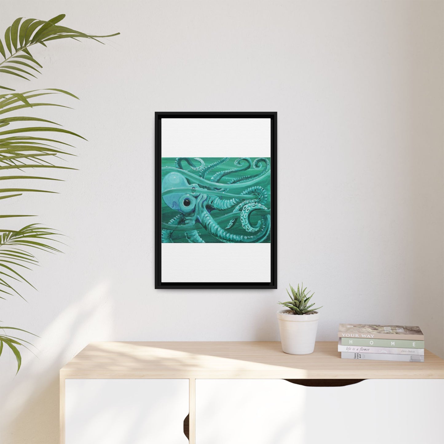 Matte Canvas, Framed (Multi-color)