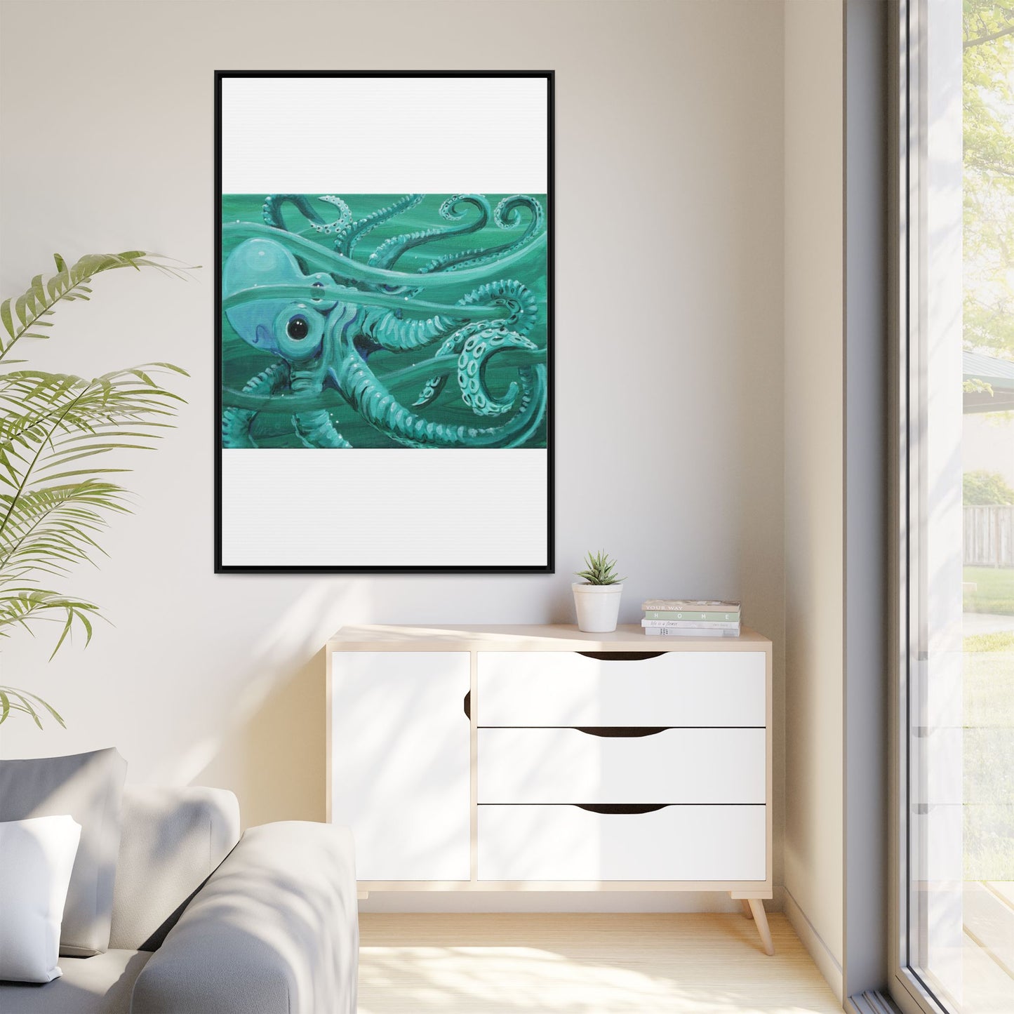 Matte Canvas, Framed (Multi-color)