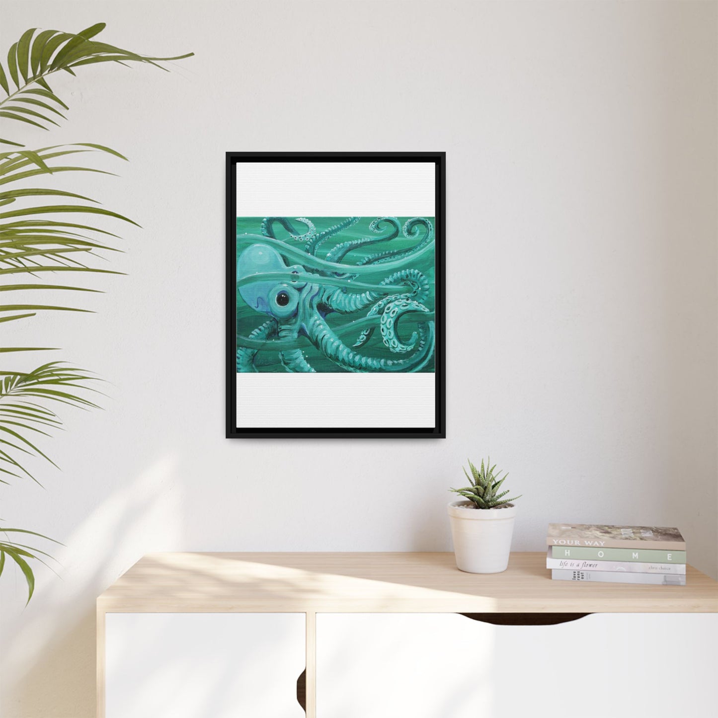 Matte Canvas, Framed (Multi-color)