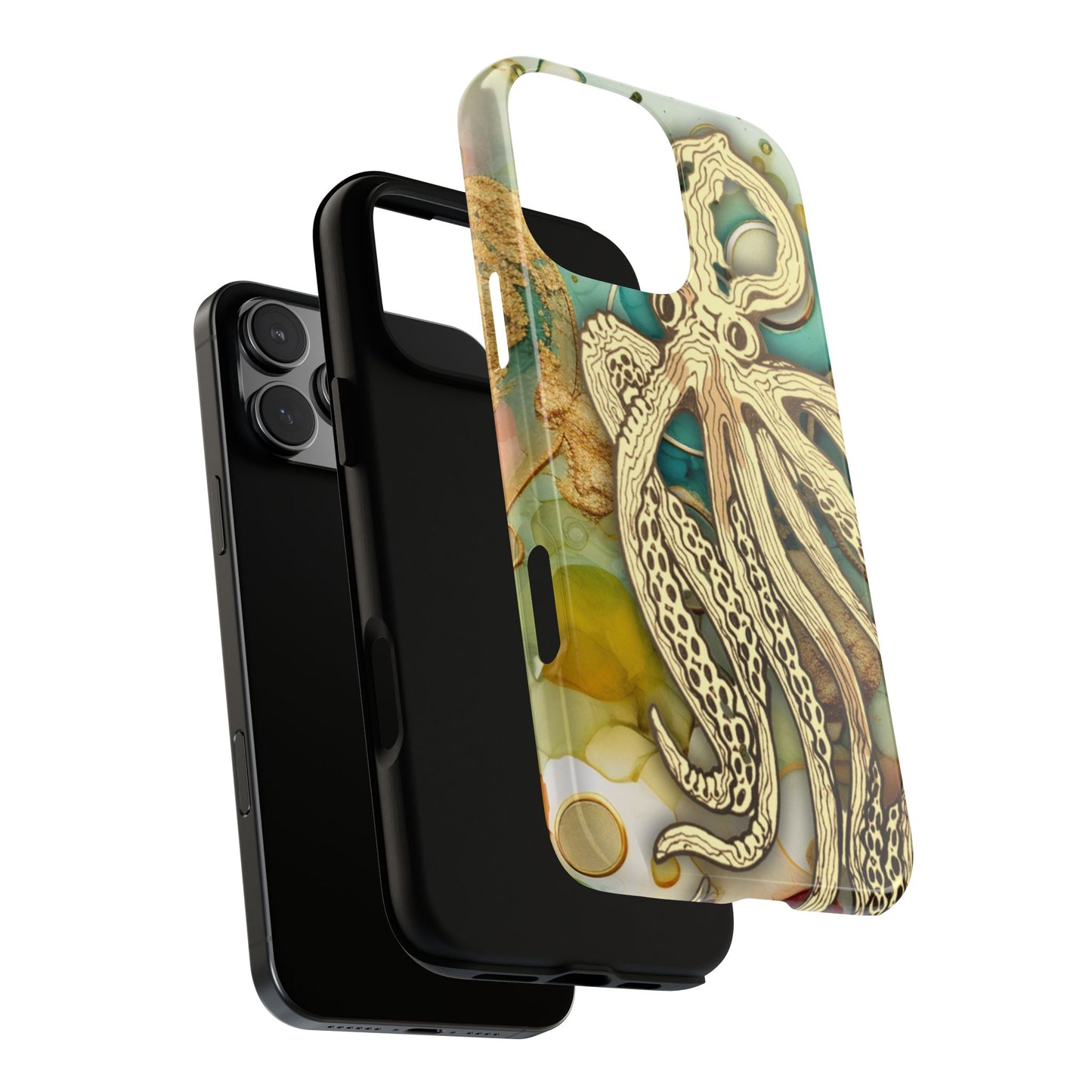 Octopus Art Phone Case – Nautical Oceanic Protective iPhone Cover