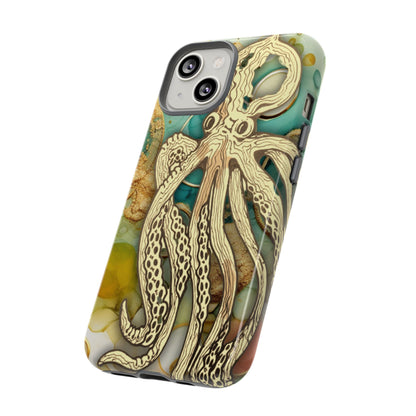 Octopus Art Phone Case – Nautical Oceanic Protective iPhone Cover