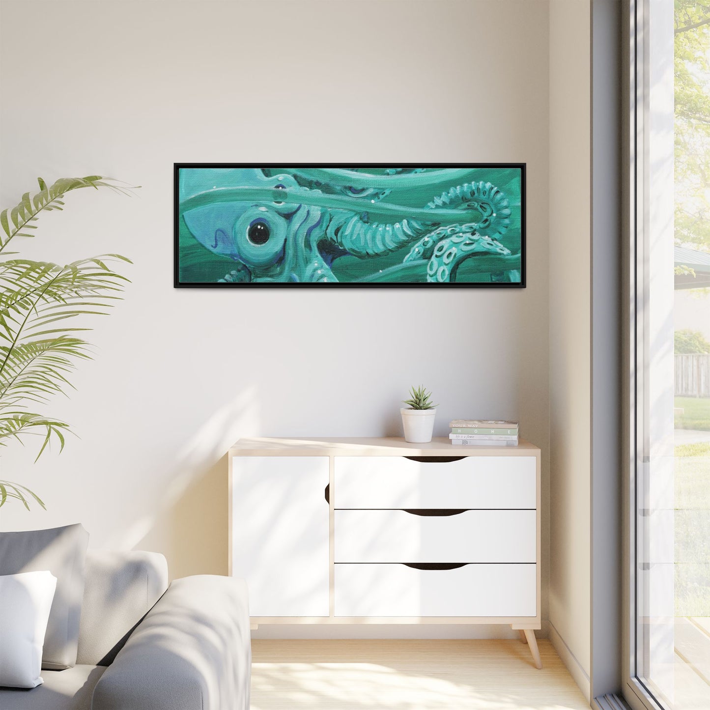 Matte Canvas, Framed (Multi-color)