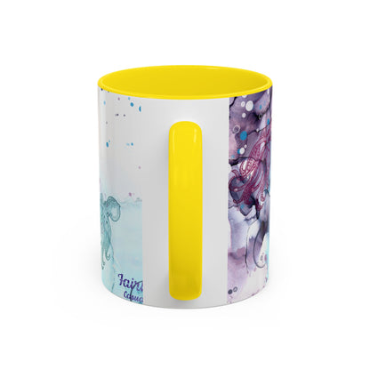 Octopus Watercolor Coffee Mug — Ocean Jellyfish Art Accent Mug (11/15oz)