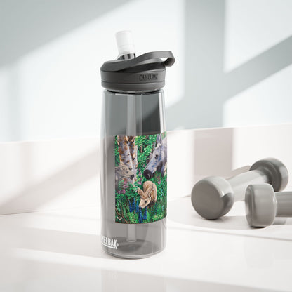 Mama moose & calves Forest Water Bottle — CamelBak Eddy® 20/25oz