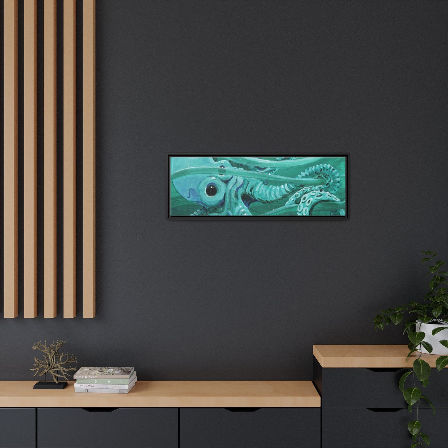 Matte Canvas, Framed (Multi-color)