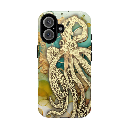 Octopus Art Phone Case – Nautical Oceanic Protective iPhone Cover