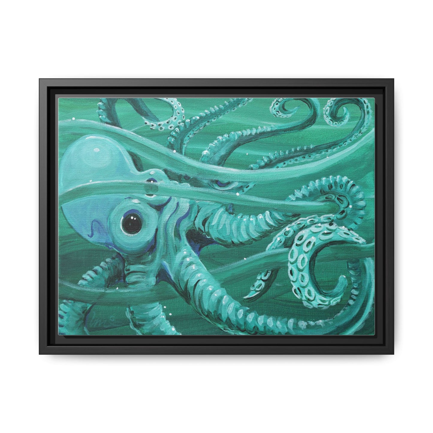 Matte Canvas, Framed (Multi-color)