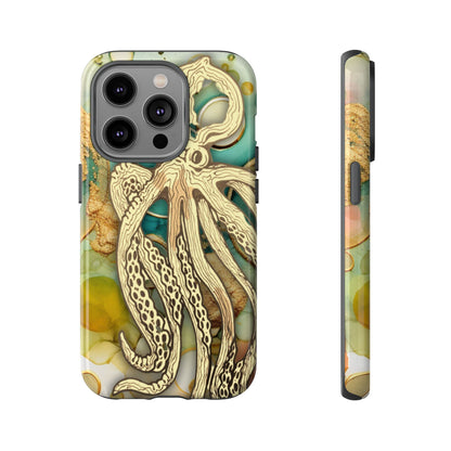 Octopus Art Phone Case – Nautical Oceanic Protective iPhone Cover