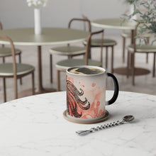 Color-Changing Mug — Vintage Octopus Watercolor Heat Reveal (11oz)