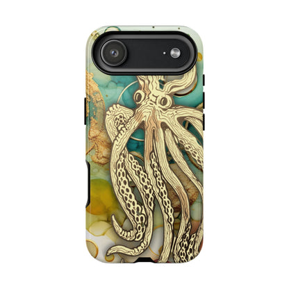 Octopus Art Phone Case – Nautical Oceanic Protective iPhone Cover