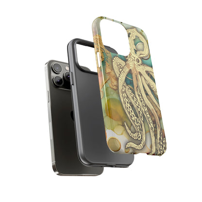 Octopus Art Phone Case – Nautical Oceanic Protective iPhone Cover