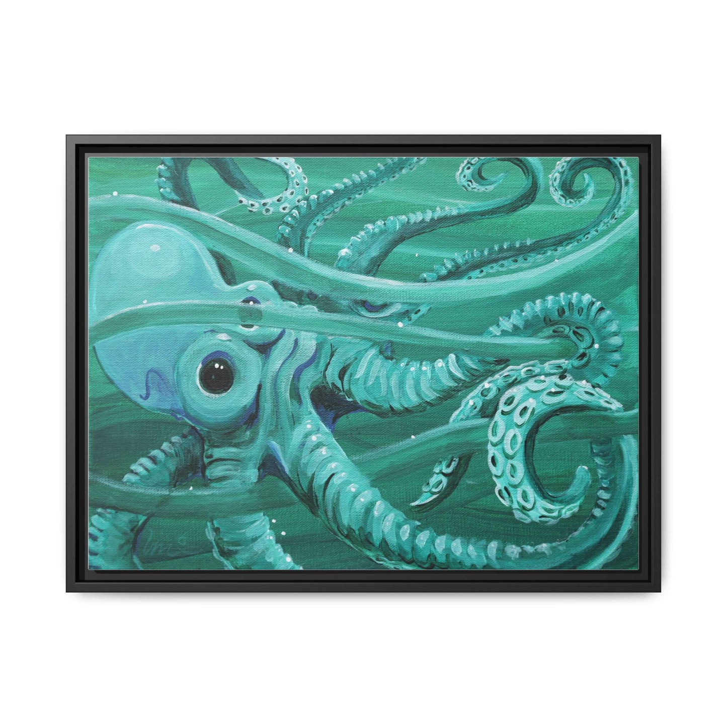 Matte Canvas, Framed (Multi-color)