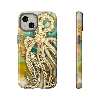 Octopus Art Phone Case – Nautical Oceanic Protective iPhone Cover