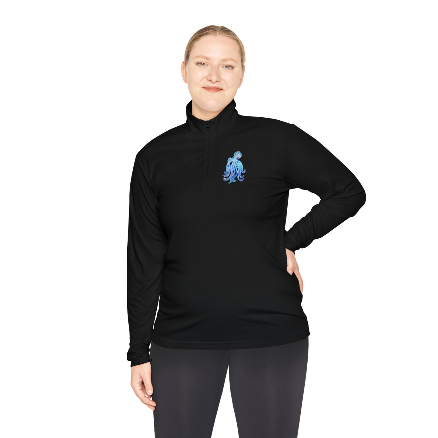 untammed Life Octopus Quarter-Zip Pullover