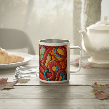 Octopus Sea Creature 10oz Insulated Coffee Mug