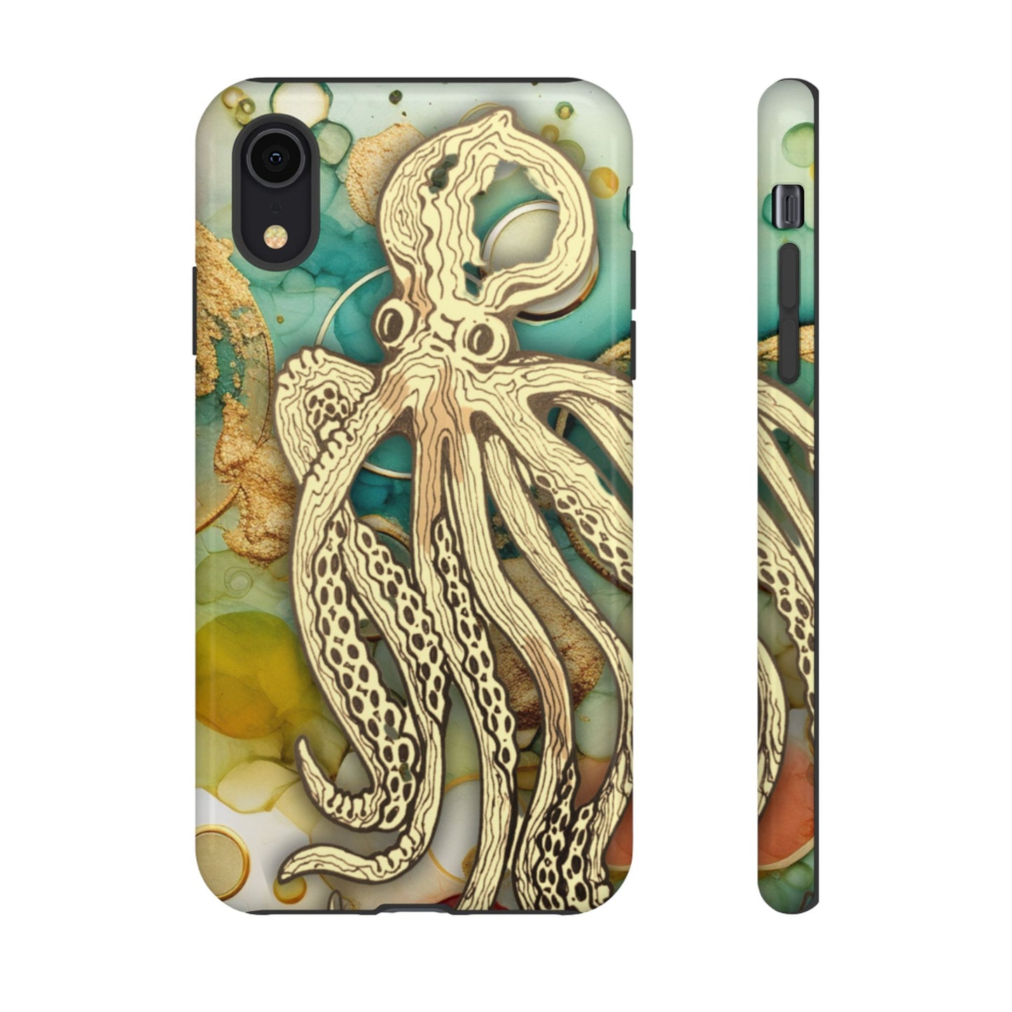 Octopus Art Phone Case – Nautical Oceanic Protective iPhone Cover