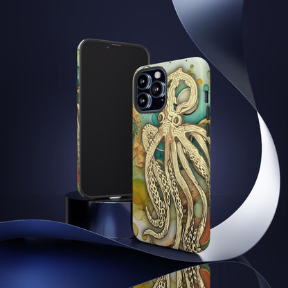 Octopus Art Phone Case – Nautical Oceanic Protective iPhone Cover