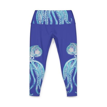 Octopus Print Yoga Pants — Blue Ocean Women's Leggings