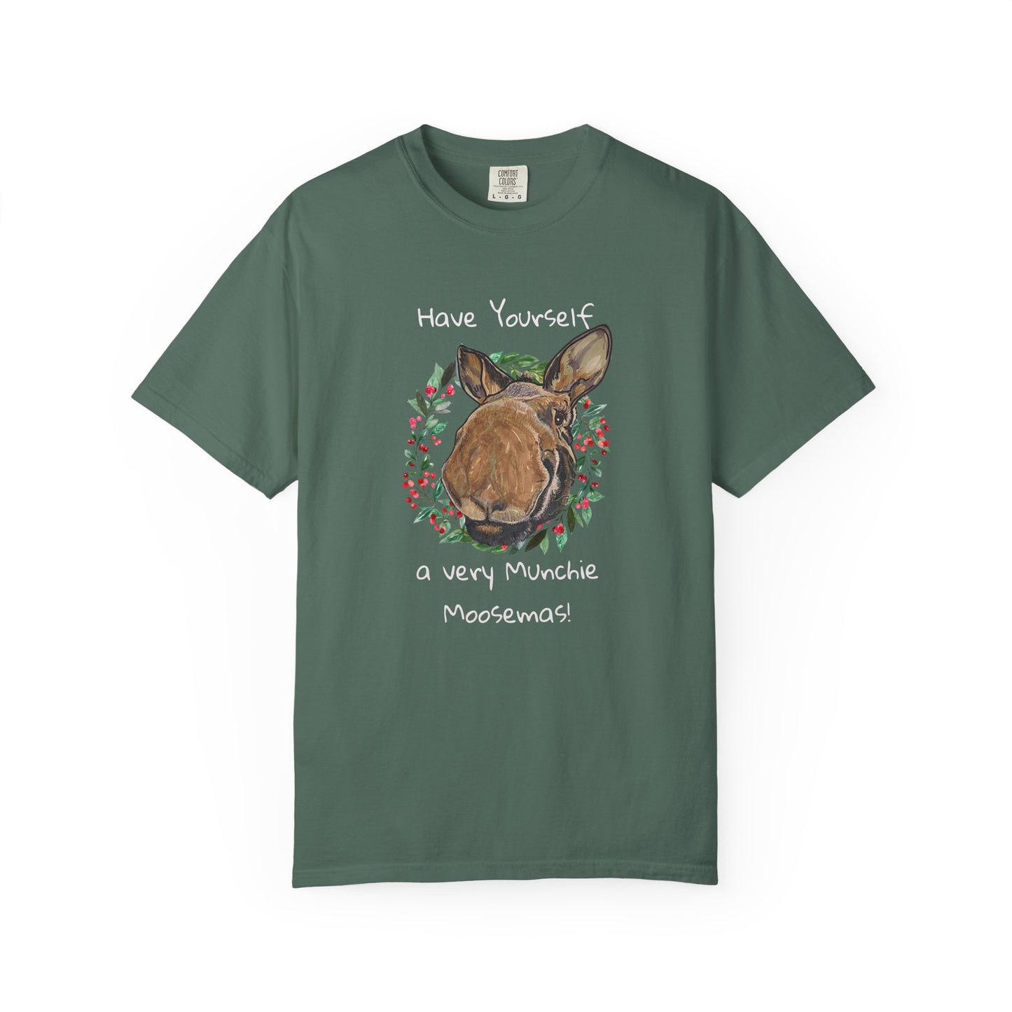 Moose Portrait Tee — Merry Moosemas