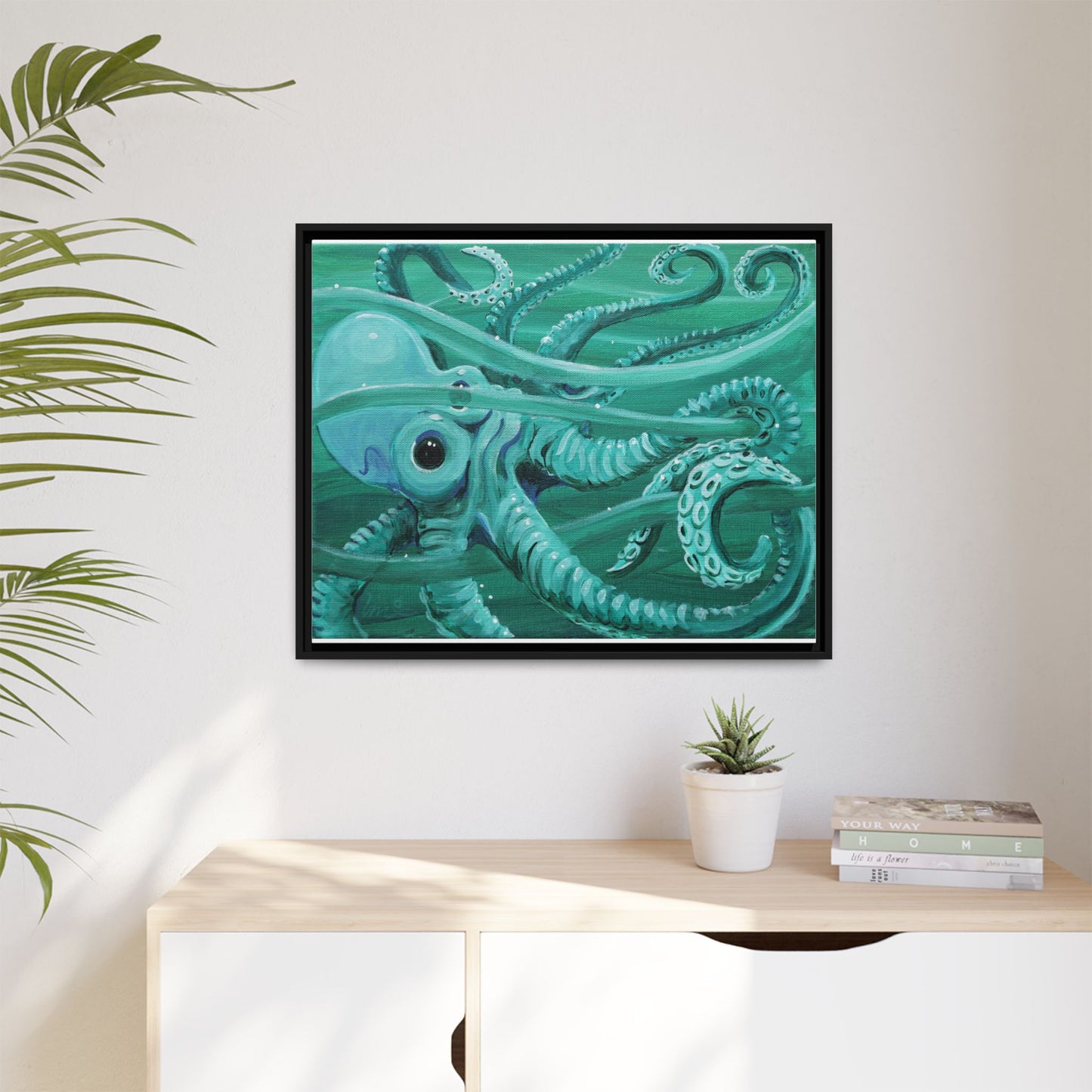 Matte Canvas, Framed (Multi-color)