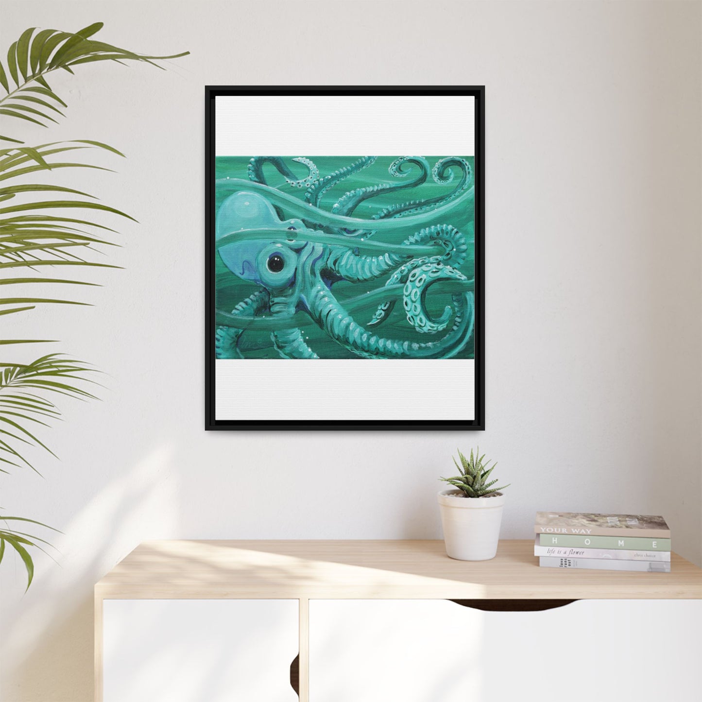 Matte Canvas, Framed (Multi-color)