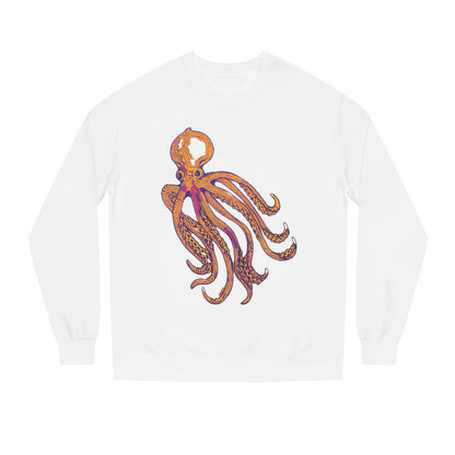 Octopus Graphic Sweatshirt — Vintage Marine Illustration Crewneck