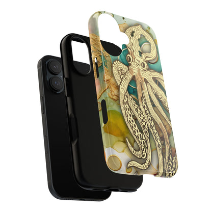 Octopus Art Phone Case – Nautical Oceanic Protective iPhone Cover